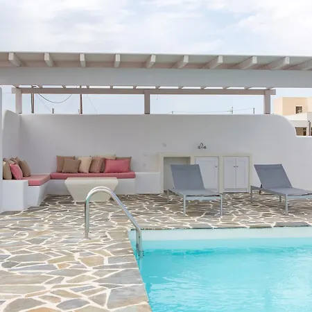 Naxos Beachfront Private With Pool *